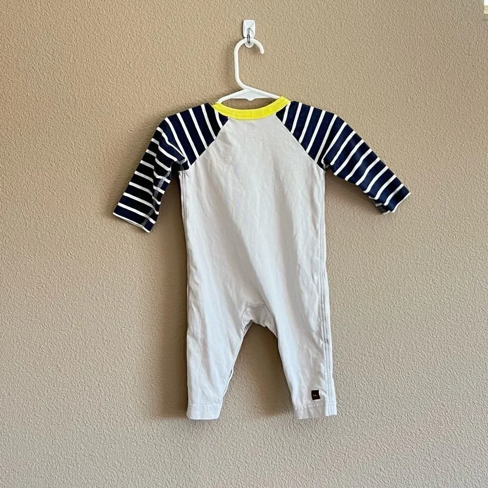 Tea Collection Deep Sea Raglan Graphic Onesie